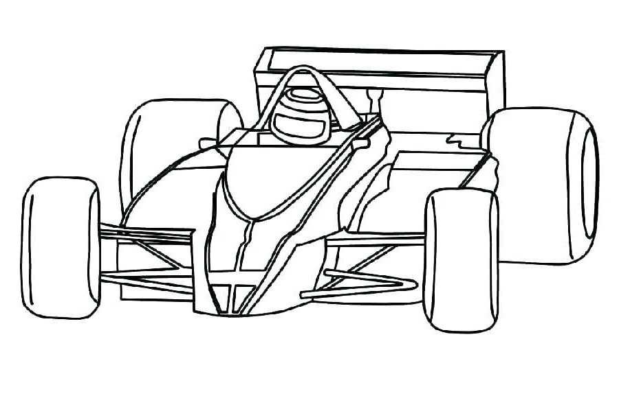 f1 coloring pages